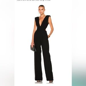 Brando Maxwell Elegant Black Jumpsuit